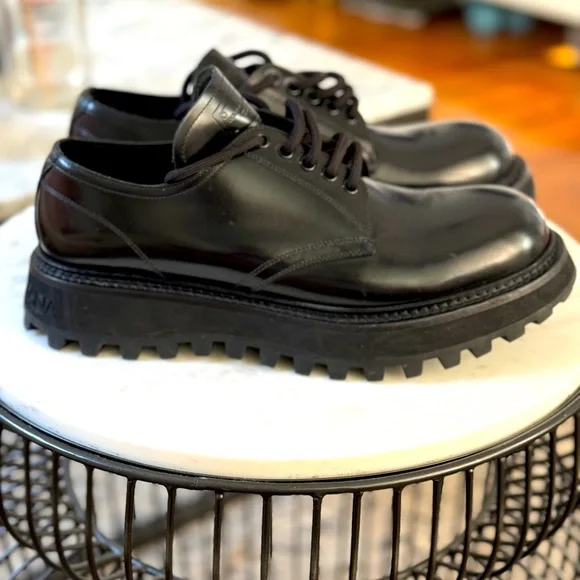 Dolce & Gabbana | Shoes | Dolce Gabbana Trekking Derby Shoes  display picture 2